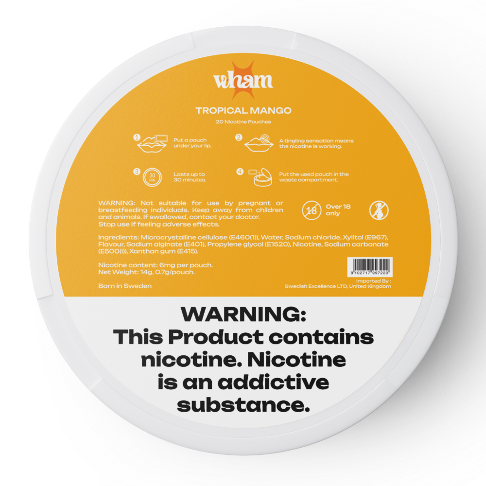 Wham Tropical Mango - 8mg